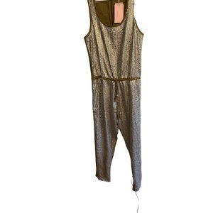 NWT Calypso St. Barth Jumpsuit Silver Women's S